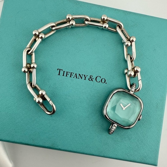 Tiffany & Co. Accessories - Tiffany & Co. HardWear Watch in Sterling Silver and Steel with Diamonds